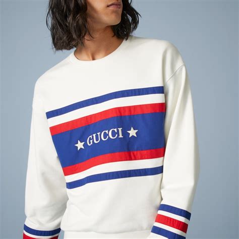 gucci felpa ragazzo|Gucci Felpa in jersey di cotone con ricamo.